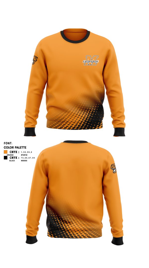 Crew Neck Sweatshirt, Malvern High School Volleyball, Women's Volleyball, Teamtime, Team time, sublimation, custom sports apparel, team uniforms, spirit wear, spiritwear, sports uniforms, custom shirts, team store, custom team store, fundraiser sports, apparel fundraiser