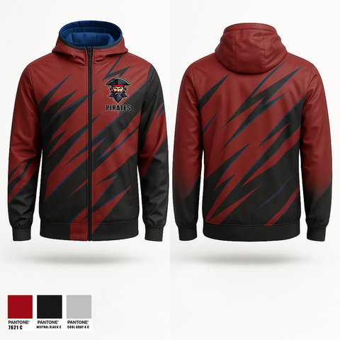 Windbreaker, Pitates, , Teamtime, Team time, sublimation, custom sports apparel, team uniforms, spirit wear, spiritwear, sports uniforms, custom shirts, team store, custom team store, fundraiser sports, apparel fundraiser
