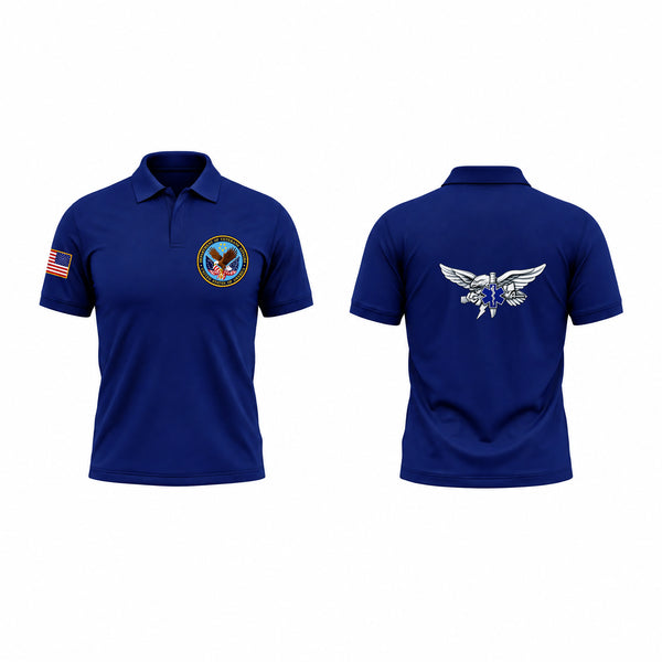 Short Sleeve Performance Polo, LAJVAMC, EMS/EMT, Teamtime, Team time, sublimation, custom sports apparel, team uniforms, spirit wear, spiritwear, sports uniforms, custom shirts, team store, custom team store, fundraiser sports, apparel fundraiser