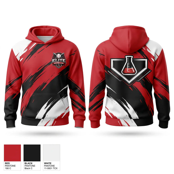 Hoodie, Elite Swing Lab, Baseball, Teamtime, Team time, sublimation, custom sports apparel, team uniforms, spirit wear, spiritwear, sports uniforms, custom shirts, team store, custom team store, fundraiser sports, apparel fundraiser