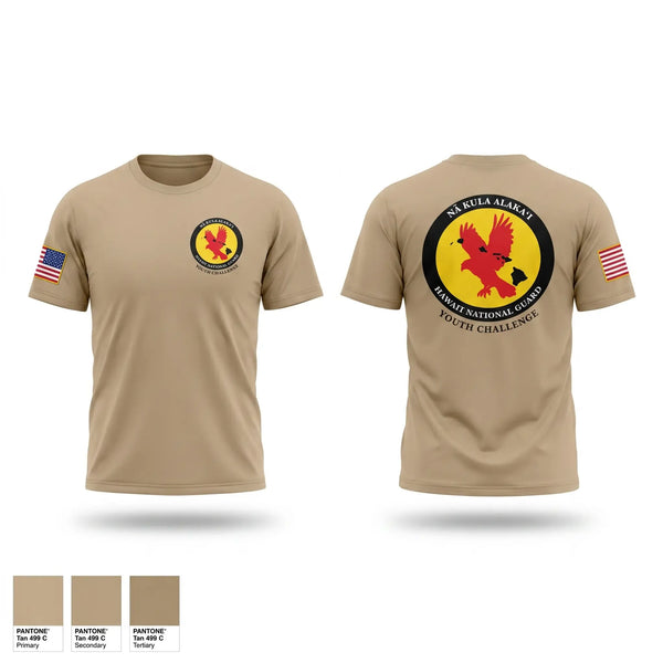 Old School Cotton Feel Shirt, Youth Challenge Academy, National Guard, Teamtime, Team time, sublimation, custom sports apparel, team uniforms, spirit wear, spiritwear, sports uniforms, custom shirts, team store, custom team store, fundraiser sports, apparel fundraiser