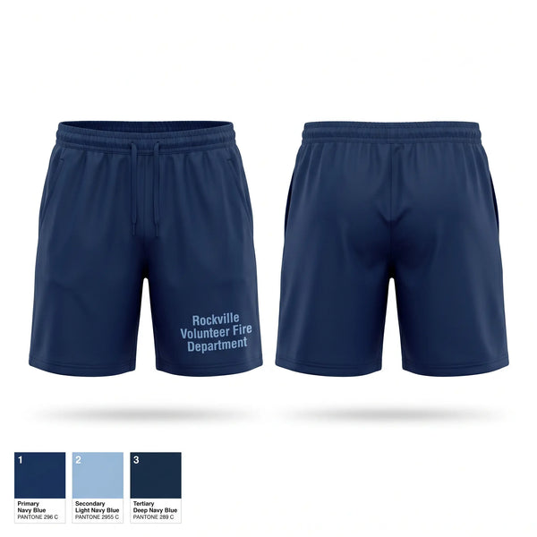 Athletic Shorts With Pockets, Rockville Volunteer Fire Department, Fire Department, Teamtime, Team time, sublimation, custom sports apparel, team uniforms, spirit wear, spiritwear, sports uniforms, custom shirts, team store, custom team store, fundraiser sports, apparel fundraiser