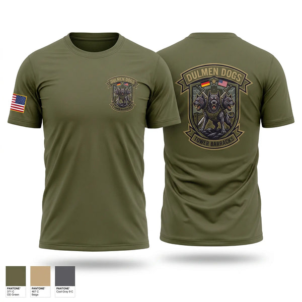 Short Sleeve Performance Shirt, Dulmen DES, Army, Teamtime, Team time, sublimation, custom sports apparel, team uniforms, spirit wear, spiritwear, sports uniforms, custom shirts, team store, custom team store, fundraiser sports, apparel fundraiser