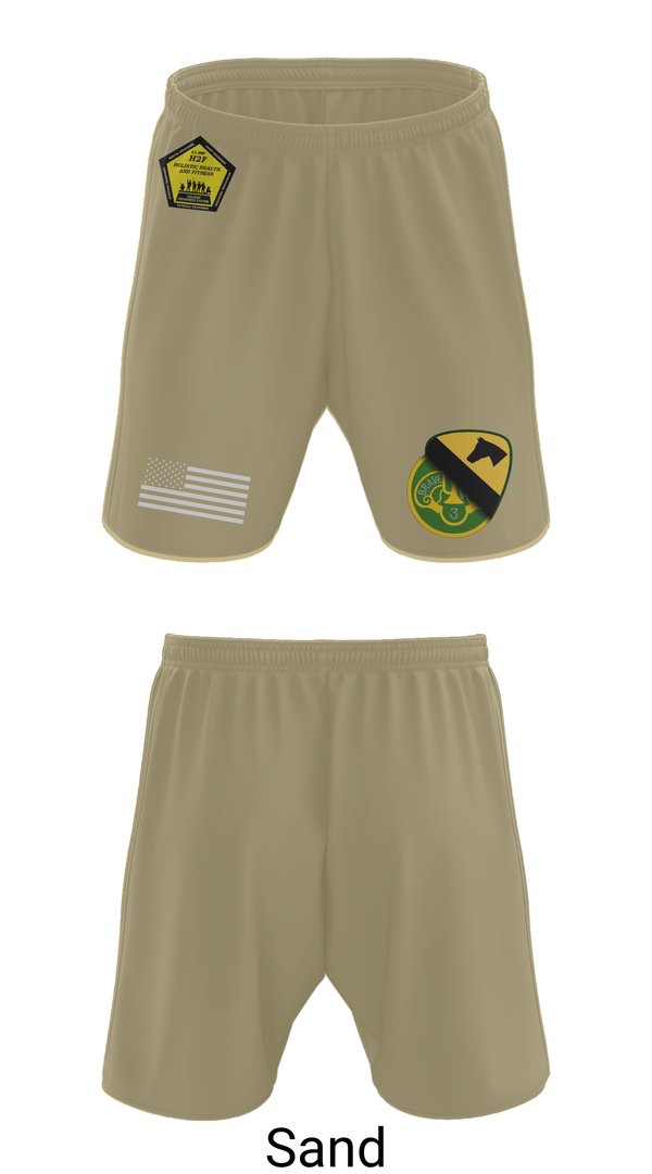 Athletic Shorts With Pockets, 1st Cav 3CR, , Teamtime, Team time, sublimation, custom sports apparel, team uniforms, spirit wear, spiritwear, sports uniforms, custom shirts, team store, custom team store, fundraiser sports, apparel fundraiser