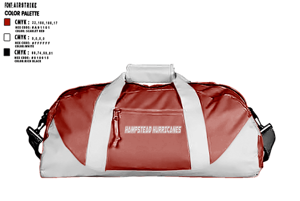 Duffle Bag, Hampstead Hurricanes Baseball, Baseball, Teamtime, Team time, sublimation, custom sports apparel, team uniforms, spirit wear, spiritwear, sports uniforms, custom shirts, team store, custom team store, fundraiser sports, apparel fundraiser