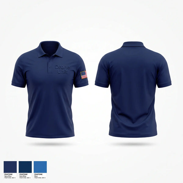 Short Sleeve Performance Polo, Drone Unit, Police, Teamtime, Team time, sublimation, custom sports apparel, team uniforms, spirit wear, spiritwear, sports uniforms, custom shirts, team store, custom team store, fundraiser sports, apparel fundraiser