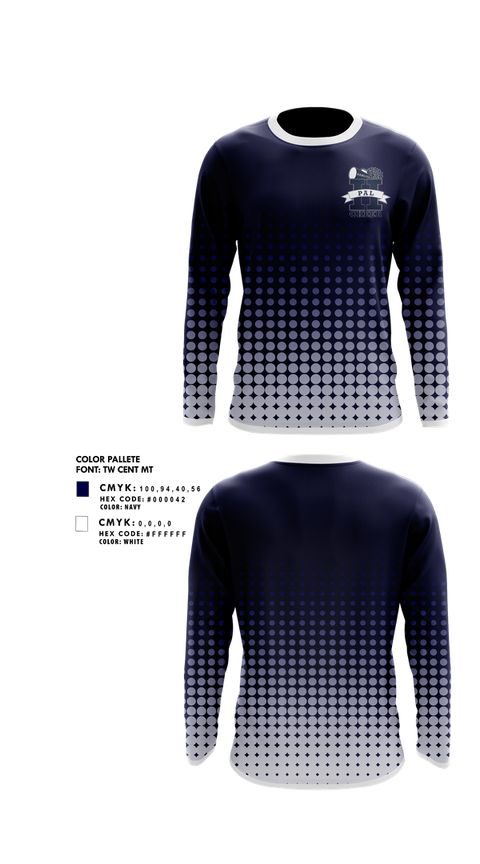 Long Sleeve Performance Shirt, Hamilton PAL Cheer, Cheer, Teamtime, Team time, sublimation, custom sports apparel, team uniforms, spirit wear, spiritwear, sports uniforms, custom shirts, team store, custom team store, fundraiser sports, apparel fundraiser