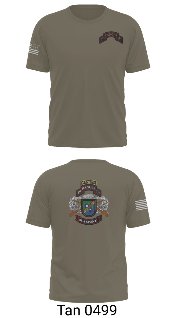Short Sleeve Performance Shirt, 1/75 Ranger Battalion, Army, Teamtime, Team time, sublimation, custom sports apparel, team uniforms, spirit wear, spiritwear, sports uniforms, custom shirts, team store, custom team store, fundraiser sports, apparel fundraiser