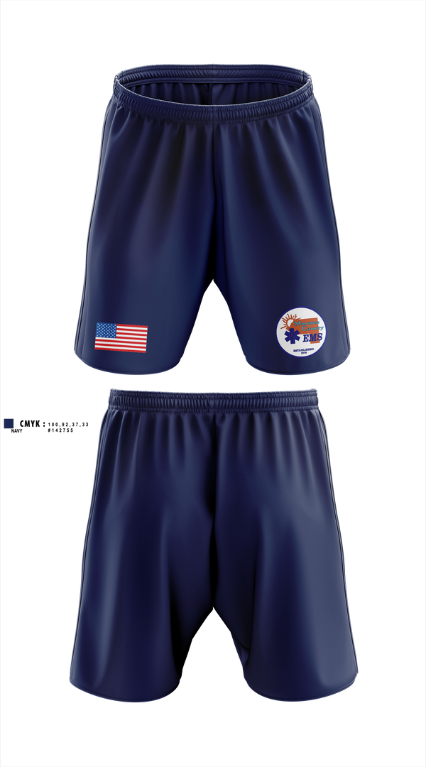 Athletic Shorts With Pockets, Manatee County EMS, EMS/EMT, Teamtime, Team time, sublimation, custom sports apparel, team uniforms, spirit wear, spiritwear, sports uniforms, custom shirts, team store, custom team store, fundraiser sports, apparel fundraiser