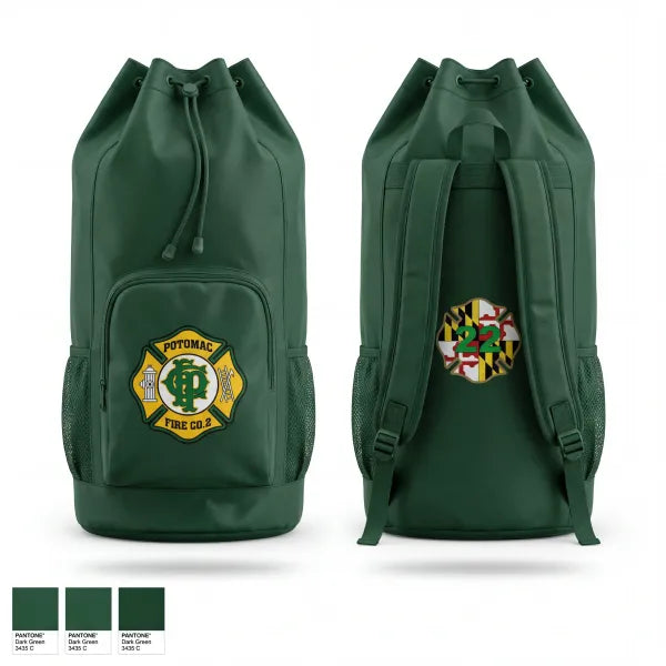 Gear Bag, Potomac Fire Company #2, Fire Department, Teamtime, Team time, sublimation, custom sports apparel, team uniforms, spirit wear, spiritwear, sports uniforms, custom shirts, team store, custom team store, fundraiser sports, apparel fundraiser