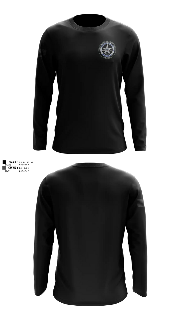 Long Sleeve Performance Shirt, US Marshals PNVOTF, Police, Teamtime, Team time, sublimation, custom sports apparel, team uniforms, spirit wear, spiritwear, sports uniforms, custom shirts, team store, custom team store, fundraiser sports, apparel fundraiser