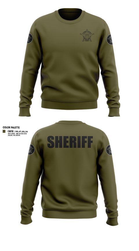 Crew Neck Sweatshirt, Bartow County Sheriff’s Office, Police, Teamtime, Team time, sublimation, custom sports apparel, team uniforms, spirit wear, spiritwear, sports uniforms, custom shirts, team store, custom team store, fundraiser sports, apparel fundraiser