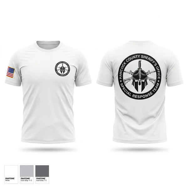 Short Sleeve Performance Shirt, Hancock County SRT, Police, Teamtime, Team time, sublimation, custom sports apparel, team uniforms, spirit wear, spiritwear, sports uniforms, custom shirts, team store, custom team store, fundraiser sports, apparel fundraiser