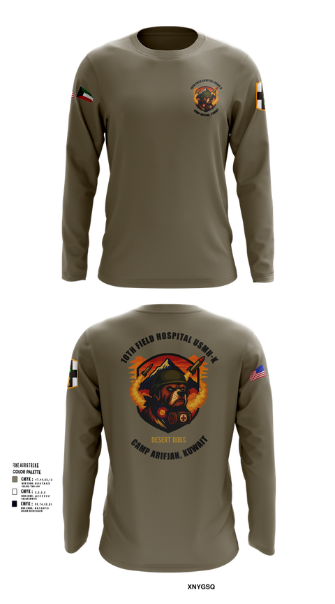 Long Sleeve Performance Shirt, 10th Field Hospital (FWD), , Teamtime, Team time, sublimation, custom sports apparel, team uniforms, spirit wear, spiritwear, sports uniforms, custom shirts, team store, custom team store, fundraiser sports, apparel fundraiser