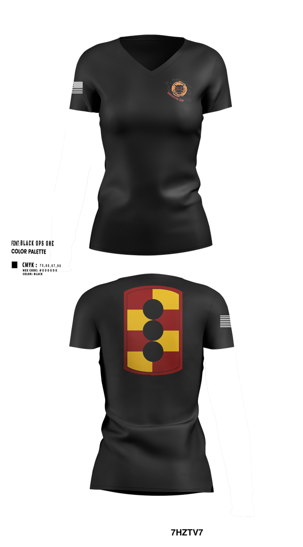 Womens Short Sleeve Vneck Shirt, 434th FA BDE H2F, Army, Teamtime, Team time, sublimation, custom sports apparel, team uniforms, spirit wear, spiritwear, sports uniforms, custom shirts, team store, custom team store, fundraiser sports, apparel fundraiser