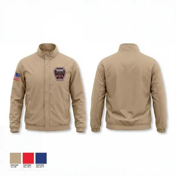 Windbreaker, Springfield Volunteer Fire Dept., Fire Department, Teamtime, Team time, sublimation, custom sports apparel, team uniforms, spirit wear, spiritwear, sports uniforms, custom shirts, team store, custom team store, fundraiser sports, apparel fundraiser