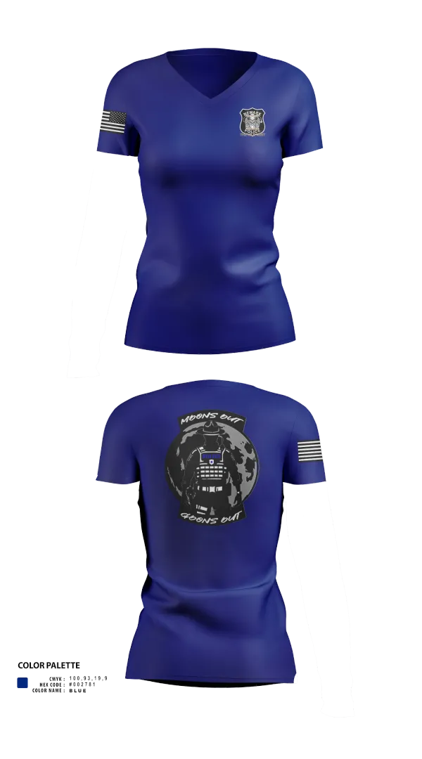 Womens Short Sleeve Vneck Shirt, 4th Precinct, Police, Teamtime, Team time, sublimation, custom sports apparel, team uniforms, spirit wear, spiritwear, sports uniforms, custom shirts, team store, custom team store, fundraiser sports, apparel fundraiser