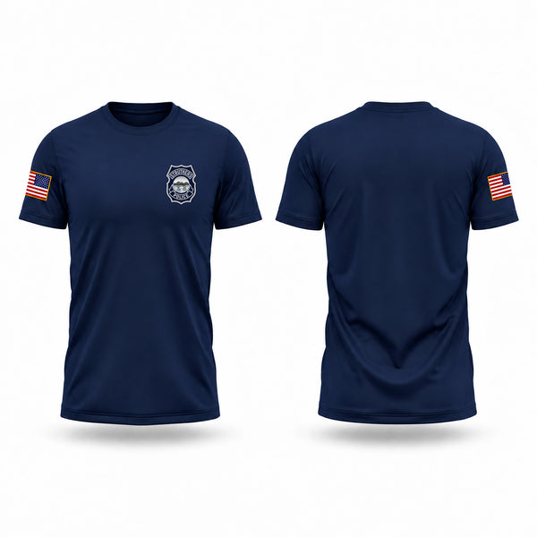 Short Sleeve Performance Shirt, Struthers Police Department, Police, Teamtime, Team time, sublimation, custom sports apparel, team uniforms, spirit wear, spiritwear, sports uniforms, custom shirts, team store, custom team store, fundraiser sports, apparel fundraiser