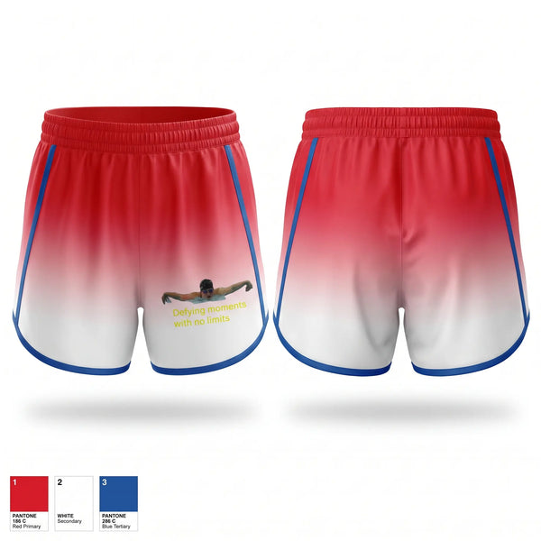 Womens Shorts, US Masters, Swimming, Teamtime, Team time, sublimation, custom sports apparel, team uniforms, spirit wear, spiritwear, sports uniforms, custom shirts, team store, custom team store, fundraiser sports, apparel fundraiser