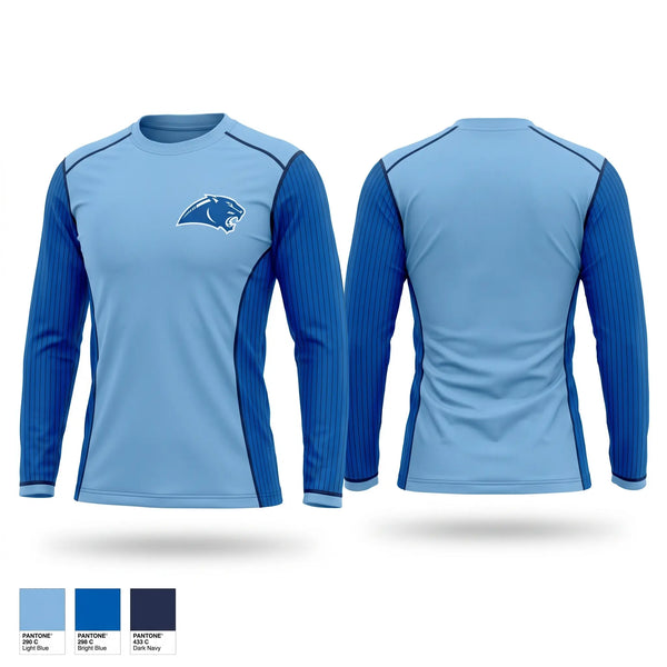 Long Sleeve Performance Shirt, Springboro Panthers, Baseball, Teamtime, Team time, sublimation, custom sports apparel, team uniforms, spirit wear, spiritwear, sports uniforms, custom shirts, team store, custom team store, fundraiser sports, apparel fundraiser