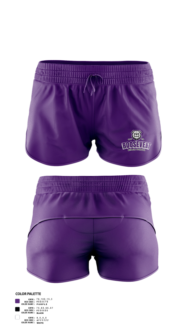 Womens Shorts, Bulldogs, Women's Basketball, Teamtime, Team time, sublimation, custom sports apparel, team uniforms, spirit wear, spiritwear, sports uniforms, custom shirts, team store, custom team store, fundraiser sports, apparel fundraiser