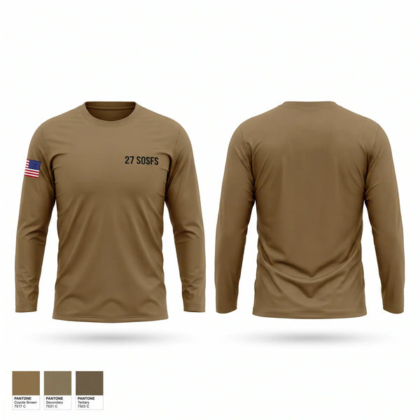 Long Sleeve Performance Shirt, 27 SOSFS, Air Force, Teamtime, Team time, sublimation, custom sports apparel, team uniforms, spirit wear, spiritwear, sports uniforms, custom shirts, team store, custom team store, fundraiser sports, apparel fundraiser