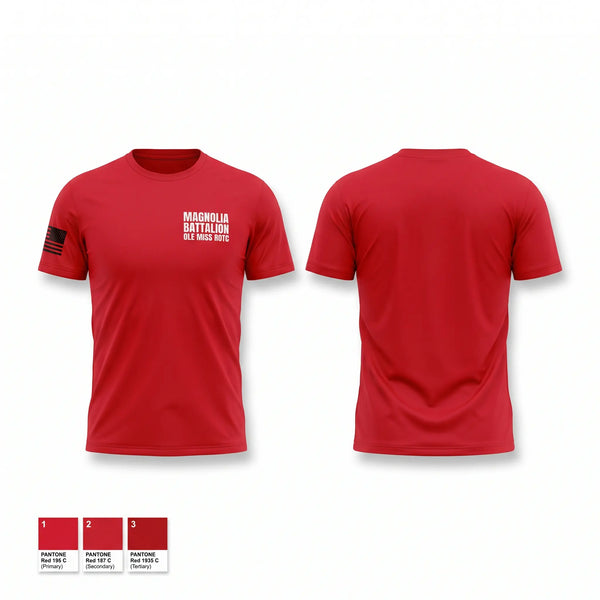 Short Sleeve Performance Shirt, Magnolia Battalion Ole Miss ROTC, Army, Teamtime, Team time, sublimation, custom sports apparel, team uniforms, spirit wear, spiritwear, sports uniforms, custom shirts, team store, custom team store, fundraiser sports, apparel fundraiser