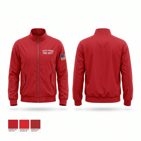 Windbreaker, Paris Landing Fire Dept, Fire Department, Teamtime, Team time, sublimation, custom sports apparel, team uniforms, spirit wear, spiritwear, sports uniforms, custom shirts, team store, custom team store, fundraiser sports, apparel fundraiser