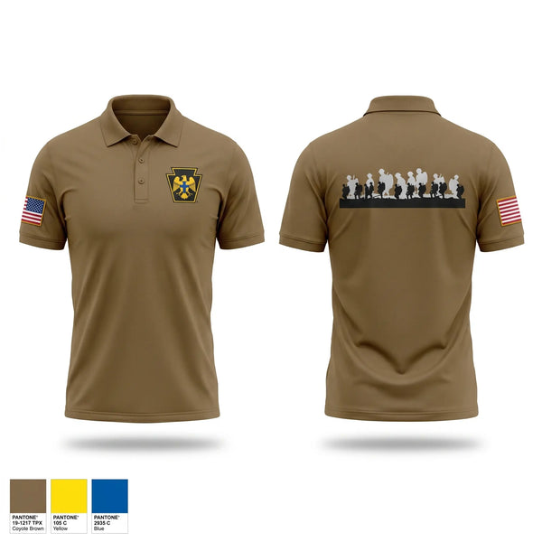 Short Sleeve Performance Polo, Pride of Pa, Army, Teamtime, Team time, sublimation, custom sports apparel, team uniforms, spirit wear, spiritwear, sports uniforms, custom shirts, team store, custom team store, fundraiser sports, apparel fundraiser