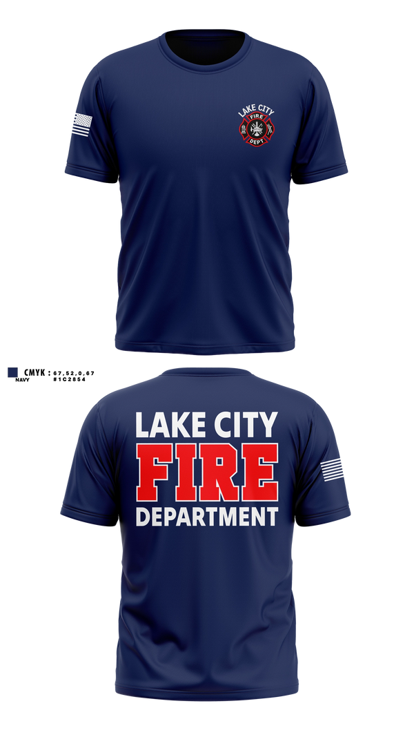 Old School Cotton Shirt, Lake City Fire Department, Fire Department, Teamtime, Team time, sublimation, custom sports apparel, team uniforms, spirit wear, spiritwear, sports uniforms, custom shirts, team store, custom team store, fundraiser sports, apparel fundraiser