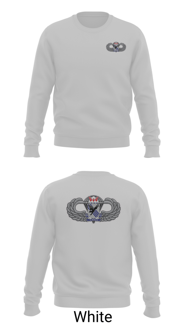 Crew Neck Sweatshirt, 1-505th PIR 82nd airborne, Army, Teamtime, Team time, sublimation, custom sports apparel, team uniforms, spirit wear, spiritwear, sports uniforms, custom shirts, team store, custom team store, fundraiser sports, apparel fundraiser