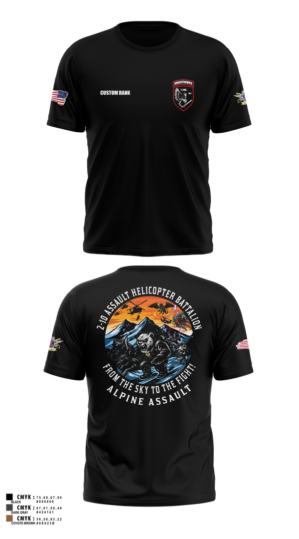 Short Sleeve Performance Shirt, 2-10 AHB Knighthawks, Spirit Store, Teamtime, Team time, sublimation, custom sports apparel, team uniforms, spirit wear, spiritwear, sports uniforms, custom shirts, team store, custom team store, fundraiser sports, apparel fundraiser