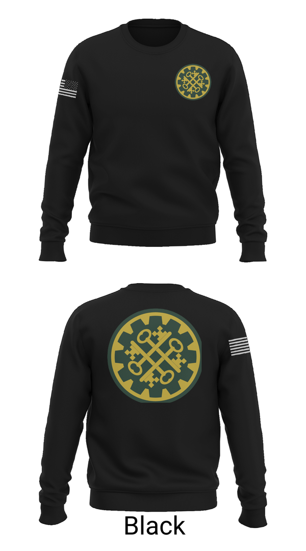 Crew Neck Sweatshirt, 1775th military police, National Guard, Teamtime, Team time, sublimation, custom sports apparel, team uniforms, spirit wear, spiritwear, sports uniforms, custom shirts, team store, custom team store, fundraiser sports, apparel fundraiser