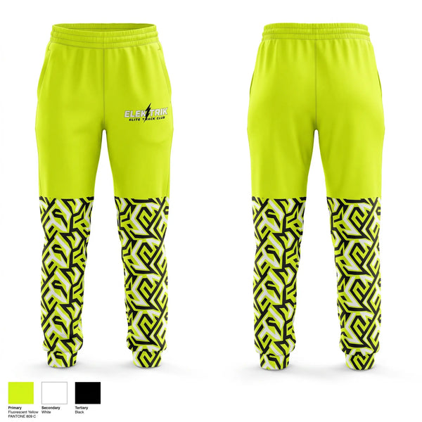 Sweatpants, ELEKTRIK ELITE TRACK CLUB, Track & Field, Teamtime, Team time, sublimation, custom sports apparel, team uniforms, spirit wear, spiritwear, sports uniforms, custom shirts, team store, custom team store, fundraiser sports, apparel fundraiser
