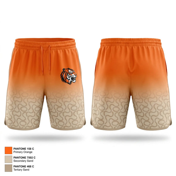 Athletic Shorts With Pockets, HERRIN TIGERS, Cross Country, Teamtime, Team time, sublimation, custom sports apparel, team uniforms, spirit wear, spiritwear, sports uniforms, custom shirts, team store, custom team store, fundraiser sports, apparel fundraiser