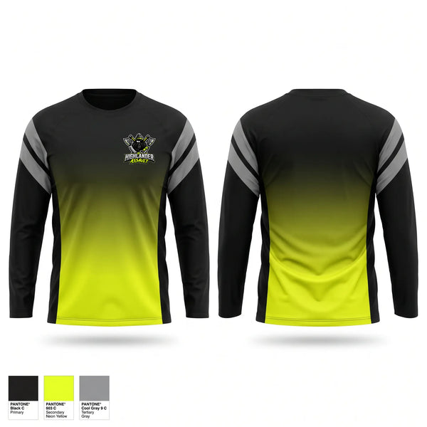 Long Sleeve Performance Shirt, Highlander Assault, , Teamtime, Team time, sublimation, custom sports apparel, team uniforms, spirit wear, spiritwear, sports uniforms, custom shirts, team store, custom team store, fundraiser sports, apparel fundraiser