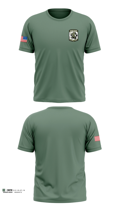 Old School Cotton Feel Shirt, Baytown Police K-9, Police, Teamtime, Team time, sublimation, custom sports apparel, team uniforms, spirit wear, spiritwear, sports uniforms, custom shirts, team store, custom team store, fundraiser sports, apparel fundraiser