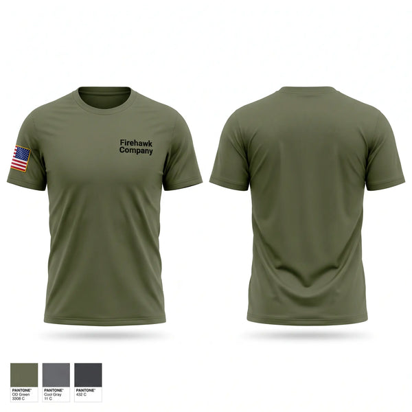 Short Sleeve Performance Shirt, Firehawk Company, National Guard, Teamtime, Team time, sublimation, custom sports apparel, team uniforms, spirit wear, spiritwear, sports uniforms, custom shirts, team store, custom team store, fundraiser sports, apparel fundraiser