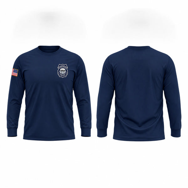 Long Sleeve Performance Shirt, Struthers Police Department, Police, Teamtime, Team time, sublimation, custom sports apparel, team uniforms, spirit wear, spiritwear, sports uniforms, custom shirts, team store, custom team store, fundraiser sports, apparel fundraiser