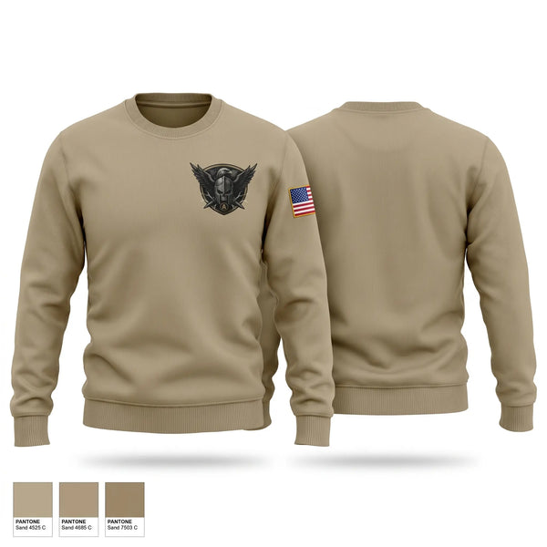 Crew Neck Sweatshirt, A CO 297TH Pt, Army, Teamtime, Team time, sublimation, custom sports apparel, team uniforms, spirit wear, spiritwear, sports uniforms, custom shirts, team store, custom team store, fundraiser sports, apparel fundraiser