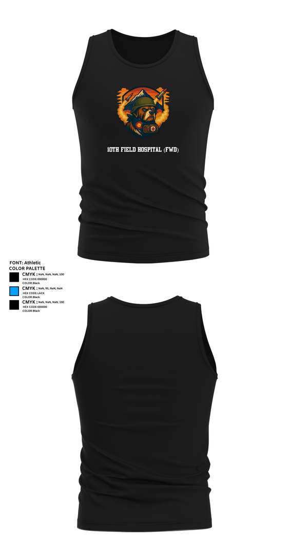 Tank Top, 10th Field Hospital (FWD), , Teamtime, Team time, sublimation, custom sports apparel, team uniforms, spirit wear, spiritwear, sports uniforms, custom shirts, team store, custom team store, fundraiser sports, apparel fundraiser