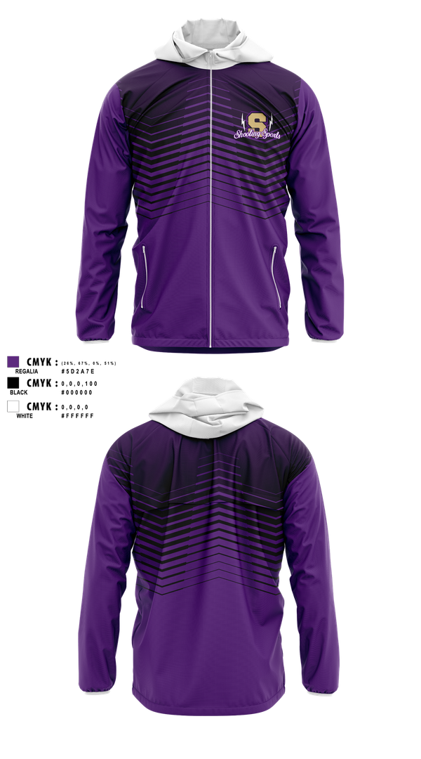 Windbreaker, Sawyer Shooting Sports, Spirit Store, Teamtime, Team time, sublimation, custom sports apparel, team uniforms, spirit wear, spiritwear, sports uniforms, custom shirts, team store, custom team store, fundraiser sports, apparel fundraiser