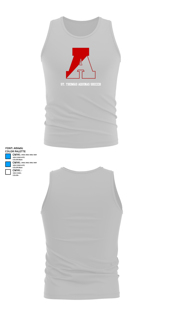 Tank Top, St. Thomas Aquinas Soccer, Women's Soccer, Teamtime, Team time, sublimation, custom sports apparel, team uniforms, spirit wear, spiritwear, sports uniforms, custom shirts, team store, custom team store, fundraiser sports, apparel fundraiser