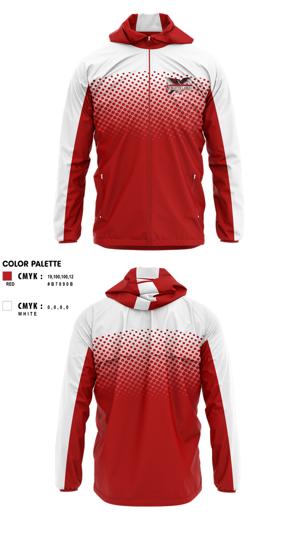 Windbreaker, Sublette Middle School Cheer, Cheer, Teamtime, Team time, sublimation, custom sports apparel, team uniforms, spirit wear, spiritwear, sports uniforms, custom shirts, team store, custom team store, fundraiser sports, apparel fundraiser