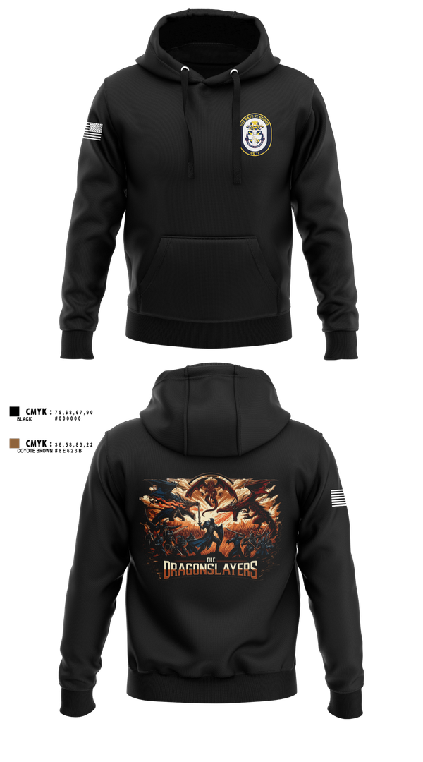 Hoodie, USS CAPE ST. GEORGE, , Teamtime, Team time, sublimation, custom sports apparel, team uniforms, spirit wear, spiritwear, sports uniforms, custom shirts, team store, custom team store, fundraiser sports, apparel fundraiser