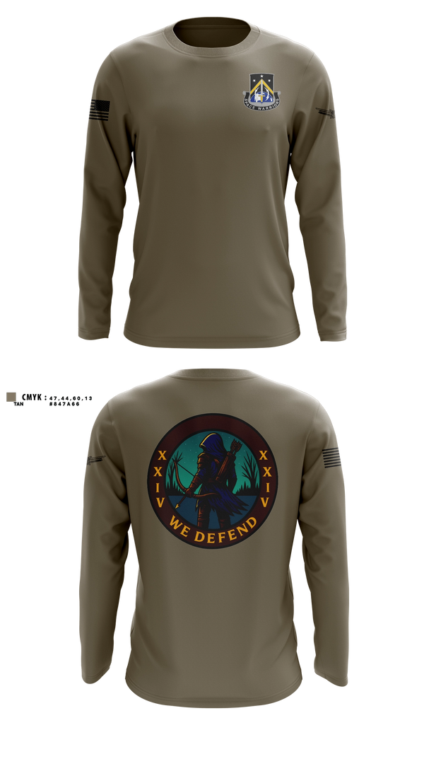 Long Sleeve Performance Shirt, 24TH MDSB, Army, Teamtime, Team time, sublimation, custom sports apparel, team uniforms, spirit wear, spiritwear, sports uniforms, custom shirts, team store, custom team store, fundraiser sports, apparel fundraiser