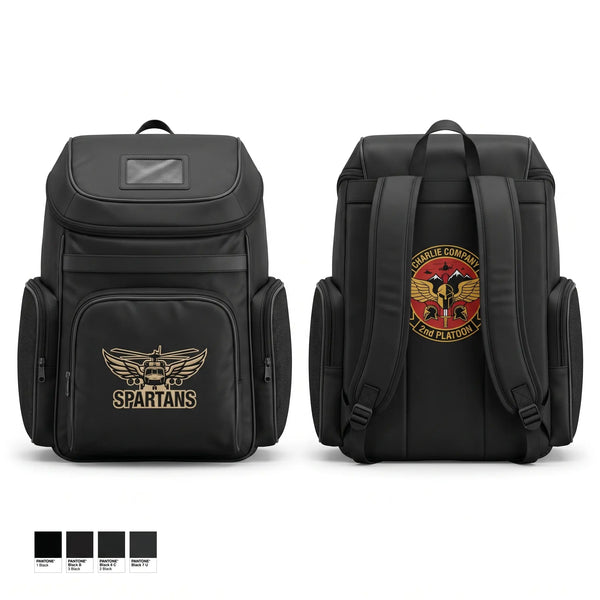 Gear Bag, 2nd Platoon Charlie Company 129 “Spartans”, Army, Teamtime, Team time, sublimation, custom sports apparel, team uniforms, spirit wear, spiritwear, sports uniforms, custom shirts, team store, custom team store, fundraiser sports, apparel fundraiser
