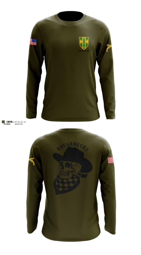 Long Sleeve Performance Shirt, HHC, 18 MP BDE, Army, Teamtime, Team time, sublimation, custom sports apparel, team uniforms, spirit wear, spiritwear, sports uniforms, custom shirts, team store, custom team store, fundraiser sports, apparel fundraiser