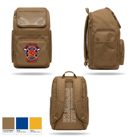 Gear Bag, Kleberg County Fire & Rescue, Fire Department, Teamtime, Team time, sublimation, custom sports apparel, team uniforms, spirit wear, spiritwear, sports uniforms, custom shirts, team store, custom team store, fundraiser sports, apparel fundraiser