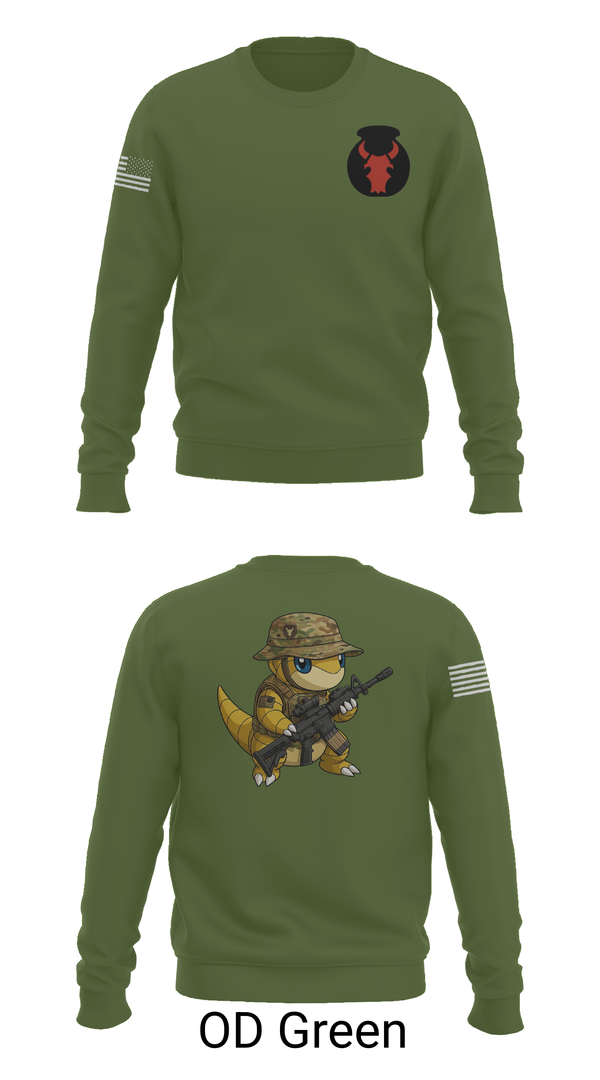 Crew Neck Sweatshirt, , National Guard, Teamtime, Team time, sublimation, custom sports apparel, team uniforms, spirit wear, spiritwear, sports uniforms, custom shirts, team store, custom team store, fundraiser sports, apparel fundraiser